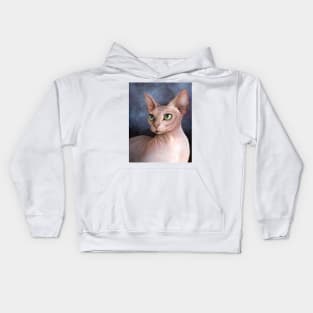 Cat 578 Sphynx cat Kids Hoodie